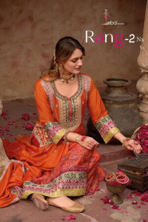 Eba Rang 2 Nx Embroidered Readymade Salwar Suits Collection Rehmat Boutique