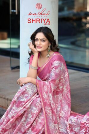Kashvi Shriya Vol 3 Viscose Casual Wear Saree Collection Rehmat Boutique