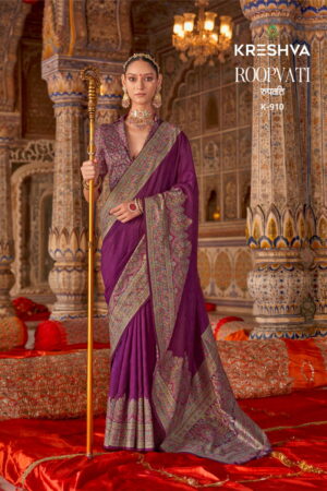 Kreshva Roopvati Luxury Printed Silk Saree Collection Rehmat Boutique