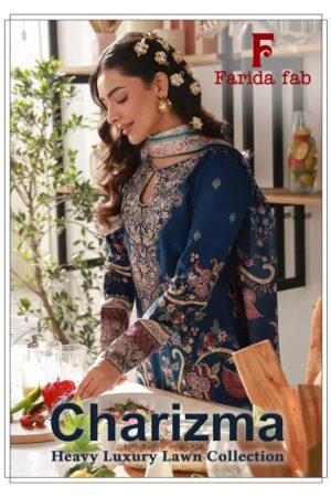 Farida Charizma Cotton Readymade Pakistani Suits Collection Rehmat Boutique
