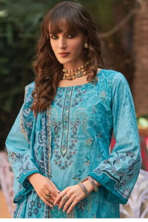 Pakiza Rehmat Vol 21 Kashmiri Work Lawn Cotton Salwar Suits Rehmat Boutique