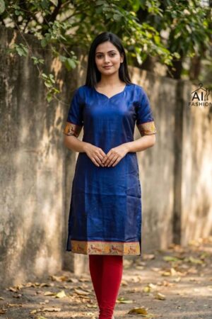 Charmi Vol 7 Satin Jacquard Regular Kurti Collection Rehmat Boutique