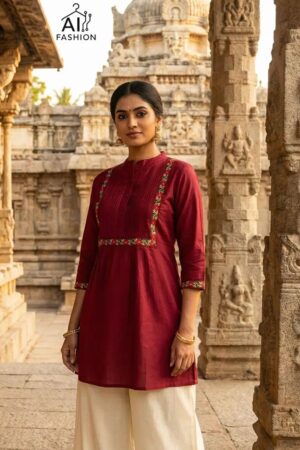 Charmi Vol 1 Embroidered Daily Wear Short Kurti Collection Rehmat Boutique
