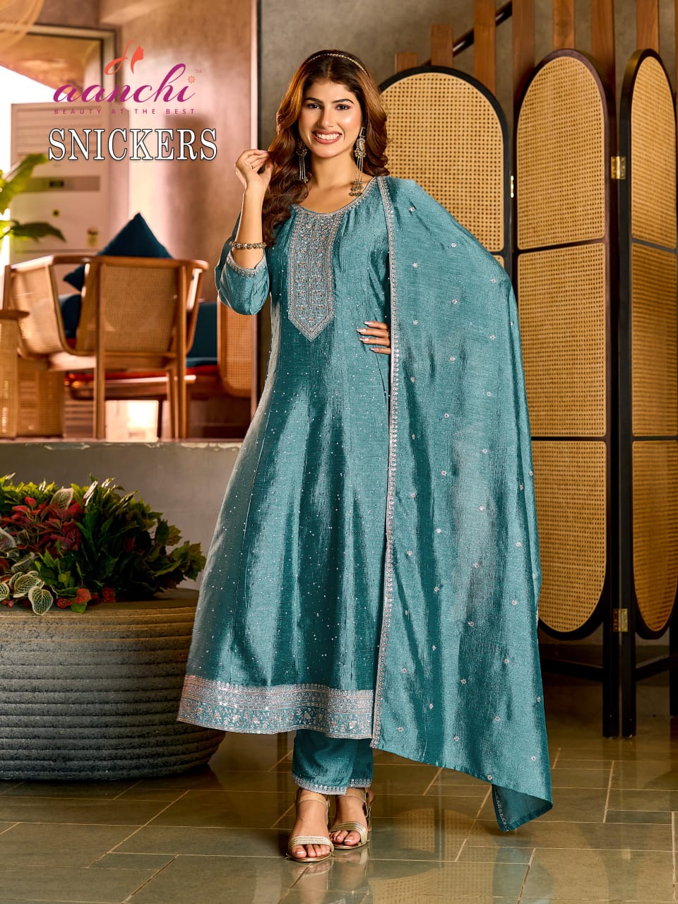 20260313130312.aanchi snickers1773390512164643312 Aanchi Snickers Vichitra Silk Anarkali Kurti With Bottom And Dupatta Rehmat Boutique Aanchi Snickers Vichitra Silk Anarkali Kurti With Bottom And Dupatta Rehmat Boutique