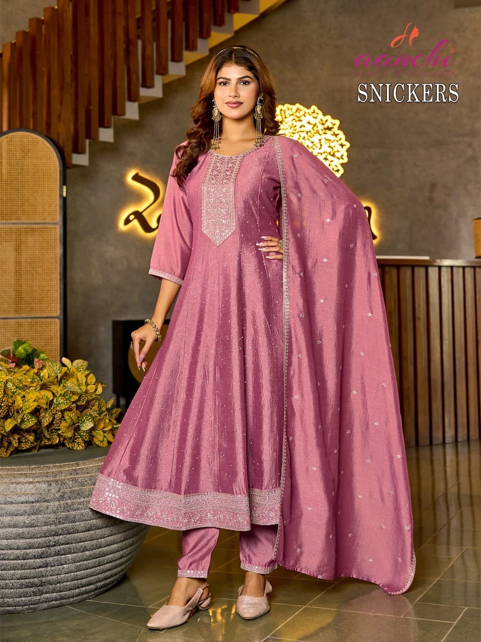 20260313130312.aanchi snickers1773390512712331648 Aanchi Snickers Vichitra Silk Anarkali Kurti With Bottom And Dupatta Rehmat Boutique Aanchi Snickers Vichitra Silk Anarkali Kurti With Bottom And Dupatta Rehmat Boutique