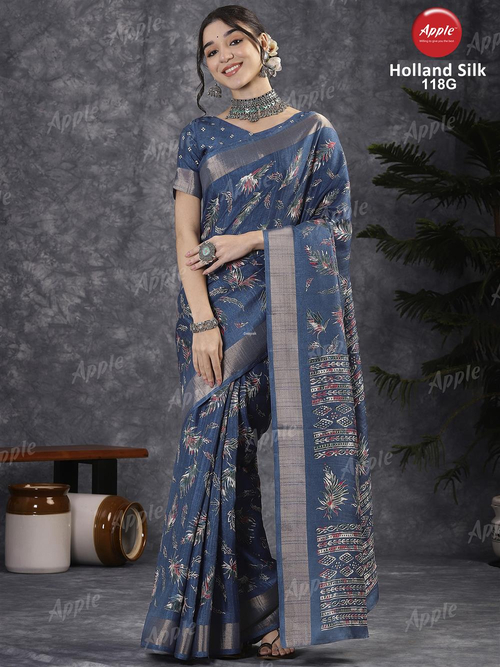 20260314152630.1773399972923790426 Apple Holland Silk 118 Silk Blend Printed Designer Saree Collection Rehmat Boutique Apple Holland Silk 118 Silk Blend Printed Designer Saree Collection Rehmat Boutique