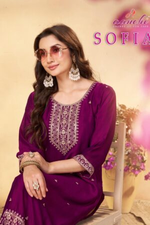 aanchi sofia series 1001 to 1004 readymade casual vichitra silk combo long kurtis in wholesale surat Home Rehmat Boutique aanchi sofia series 1001 to 1004 readymade casual vichitra silk combo long kurtis in wholesale surat