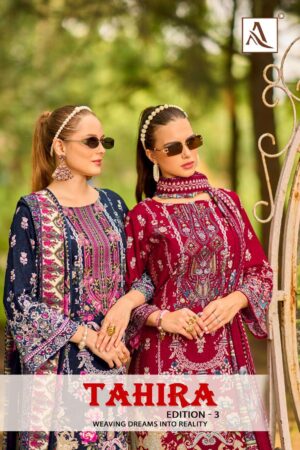 alok tahira vol 3 series 28272801 to 28272808 viscose rayon pakistani salwar kameez in wholesale surat
