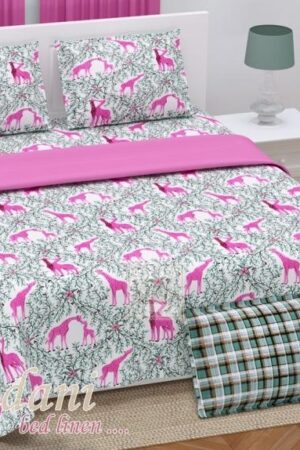 nandani readymade stylish bedsheet with pillow covers in wholesale surat