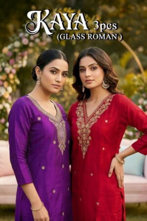 pr kaya glass series 1001 to 1008 roman readymade classic suit in wholesale surat