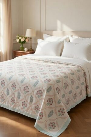 pr percale cotton readymade stylish colours bedsheet in wholesale surat
