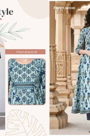 rajnandini janvi cambric cotton readymade suit in wholesale surat