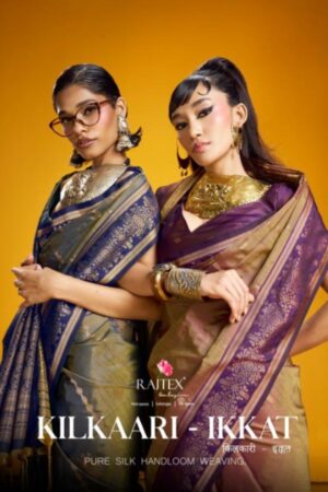 rajtex kilkaari ikkat series 001 006 pure silk handloom weaving wholesale saree 2026 02 28 11 36 00 Home Rehmat Boutique Rajtex Kilkaari - Ikkat series 001-006 Pure Silk Handloom Weaving wholesale saree