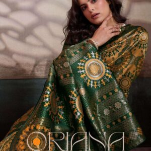 sethnic lifetstyle oriana series 115001 TO 115006 silk amazing meena kari sarees in wholesale surat