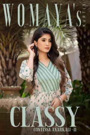 womayas classy contessa anarkali vol 11 series 9361-9363 cotton wholesale suit