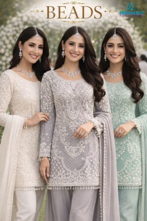 Mrudangi Beads Georgette Beads Work Salwar Kameez Collection Rehmat Boutique