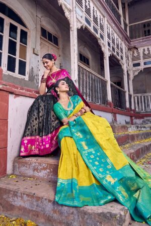 Ast Nandi Tarang Soft Banarasi Silk Saree Collection Rehmat Boutique