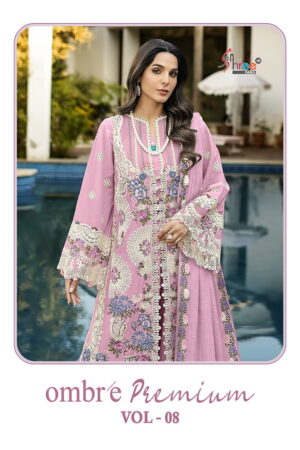 Shree Ombre Premium Vol 8 Pakistani Suits Cotton Dupatta Rehmat Boutique