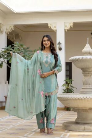 Aralina 03 Japan Satin Patiala Punjabi Salwar Suit Wholesale Rehmat Boutique