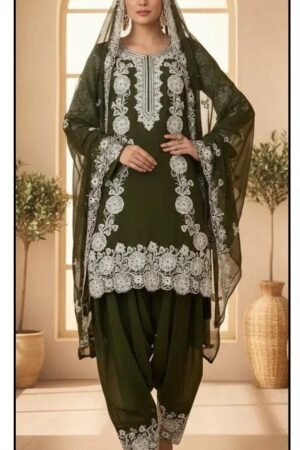 Hoor Tex 489 A To D Heavy Georgette Zarkan Work Salwar Suits Rehmat Boutique