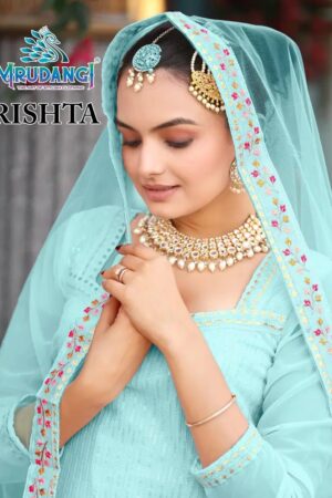 Mrudangi Rishta Embroidered Work Salwar Suits Collection Rehmat Boutique