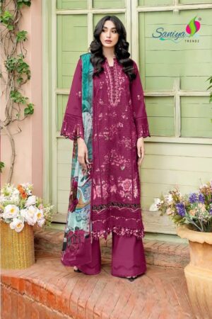 Saniya 7182 Cotton Pakistani Salwar Kameez Collection Rehmat Boutique