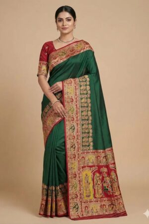 Mb 44 Pashmina Paithani Silk Saree Collection Rehmat Boutique