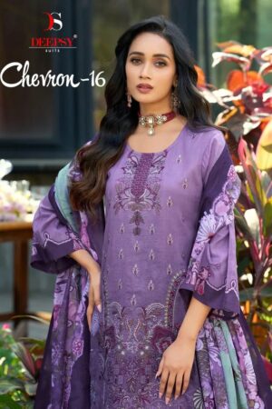 Deepsy Chevron Vol 16 Chiffon Dupatta Pakistani Suits Collection Rehmat Boutique