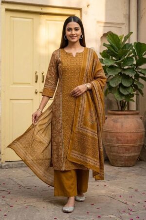 Naisha K 859 Cotton Kurti With Bottom Dupatta Rehmat Boutique