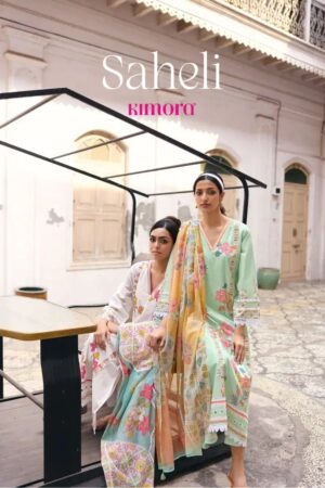 Kimora Saheli Vol 78 Lawn Cotton Designer Salwar Kameez Rehmat Boutique