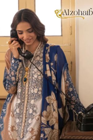 Alzohaib Az 1361 Cotton Pakistani Salwar Suit Rehmat Boutique