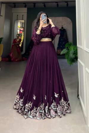 Taraa L 1118 Georgette Embroidered Indo Western Collection Rehmat Boutique