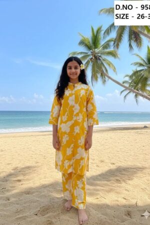 Summer 9582 Printed Kids Wear Co Ord Set Collection Rehmat Boutique