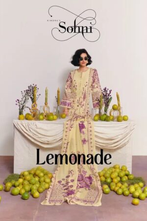 Kimora Sohni Lemonade Vol 68 Printed Lawn Cotton Salwar Kameez Rehmat Boutique