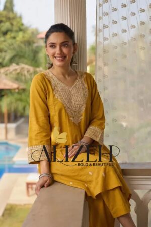 Alizeh 7099 To 7101 Designer Kurta Set With Dupatta Rehmat Boutique