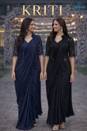 Mrudangi Kriti Ready To Wear Designer Saree Collection Rehmat Boutique