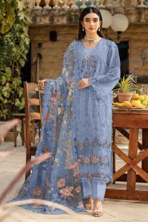 Saniya 7163 H To K Embroidered Chikankari Work Salwar Suits Rehmat Boutique