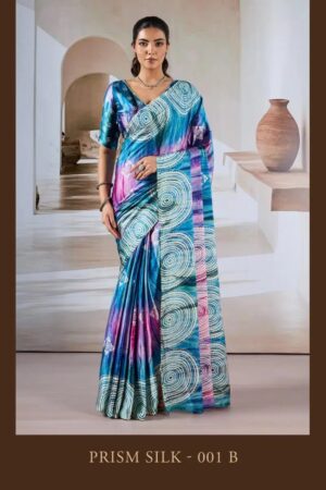 Prism Silk Vol 1 Modal Printed Saree Collection Rehmat Boutique