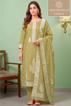 Vinay Kuleesh Saan Vol 3 Viscose salwar Kameez Collection Rehmat Boutique