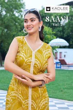 Kadlee Savi Vol 2 Printed Kurti With Bottom Collection Rehmat Boutique