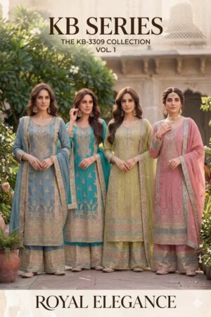 Kb Super Hit 3309 Chinon Designer Salwar Kameez Collection Rehmat Boutique