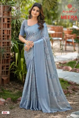 Kashvi Meera Vol 6 Brasso Border Printed Saree Collection Rehmat Boutique