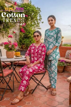 Tips And Tops Cotton Trends Vol 5 Printed Co Ords Set Collection Rehmat Boutique