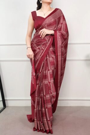 Taraa L 7215 Printed Casual Wear Saree Collection Rehmat Boutique