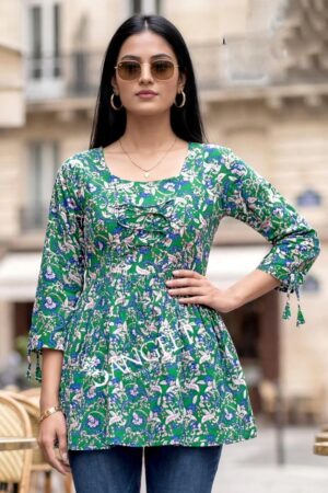 Sangeet Mumbai Rayon Print 3 Casual Wear Kurti Collection Rehmat Boutique