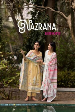 Kimora Nazrana Vol 77 Digital Printed Cotton Salwar Kameez Rehmat Boutique