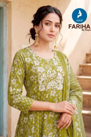 Kaya Fariha Cotton Kurti With Bottom Dupatta Collection Rehmat Boutique