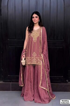 Wedding Collection Vol 1 Chinon Embroidered Salwar Kameez Rehmat Boutique