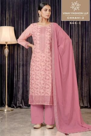 Vinay Kuleesh Chhavi Vol 2 Handworked Salwar Kameez Collection Rehmat Boutique