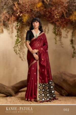 Kanoi Patola 01 To 06 Silk Handloon Weaving Saree Collection Rehmat Boutique